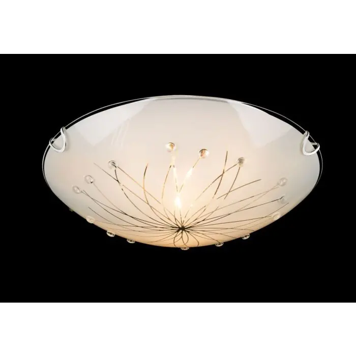 Finale Uitverkoop Globo CALIMERO I Plafondlamp Wit, 2-lichts