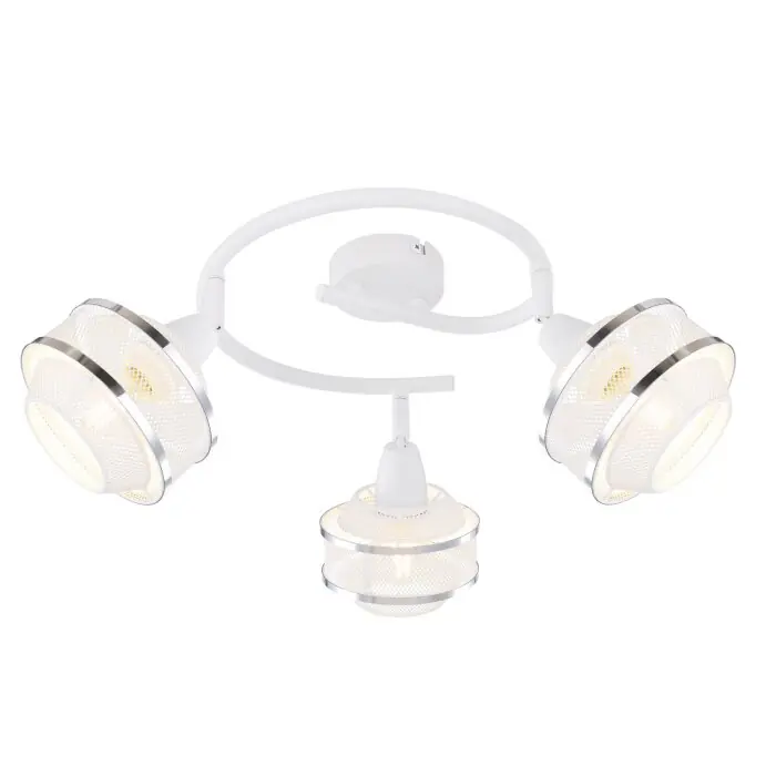 Globo VIGATTO Spotlamp Wit, 3-lichts Nieuw