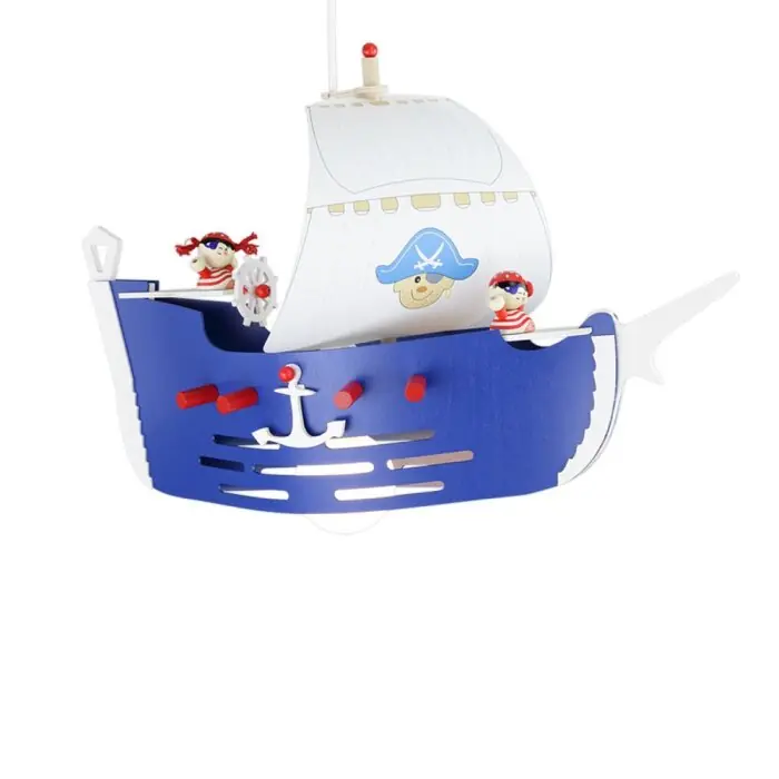 Elobra PIRATENSCHIFF Hanglamp Blauw, 1-licht Favoriet