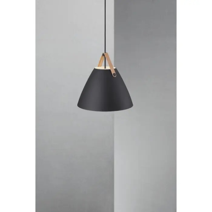Exclusieve Aanbieding Design For The People by Nordlux Strap36 Hanglamp Zwart, 1-licht