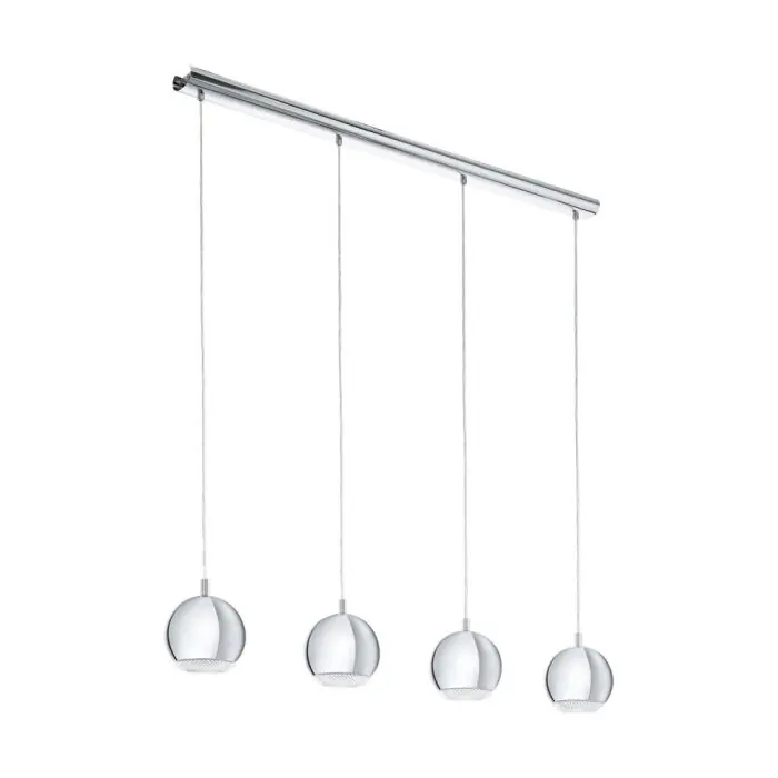 Eglo CONESSA Hanglamp LED Chroom, 4-lichts Direct Beschikbaar