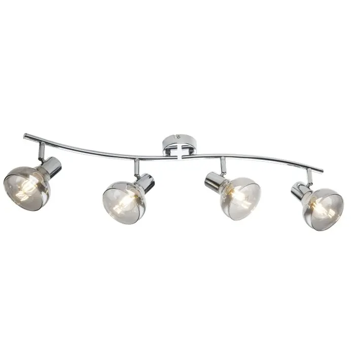 Voordeelprijs Globo LOTHAR Plafondlamp Grijs, 4-lichts