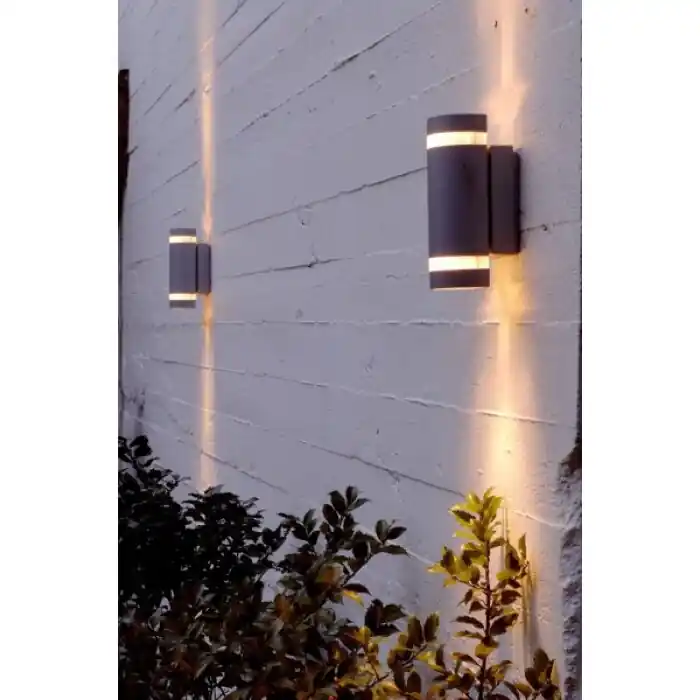 Shop Nu Lutec Focus Buiten muurverlichting Antraciet, 2-lichts