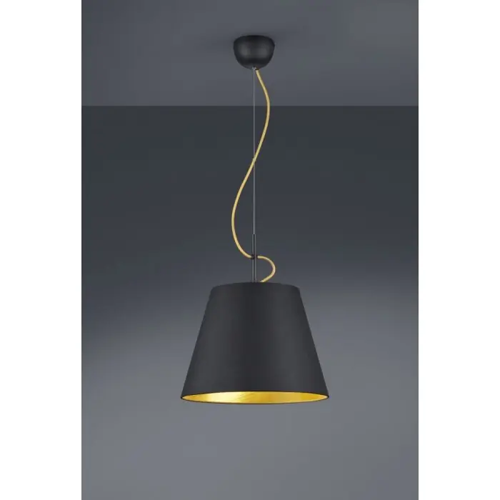 Trio ANDREUS Hanglamp Zwart, 1-licht Favoriet