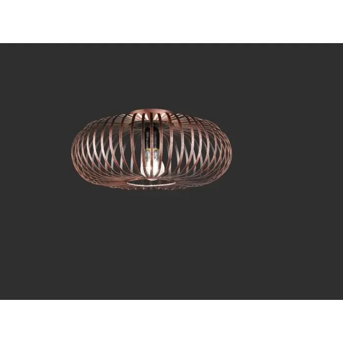 Trio Johann Plafondlamp Koperkleurig, 1-licht Snelle Levering