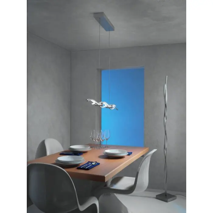 Beperkte Voorraad Escale SILK Staande lamp LED Aluminium, 1-licht