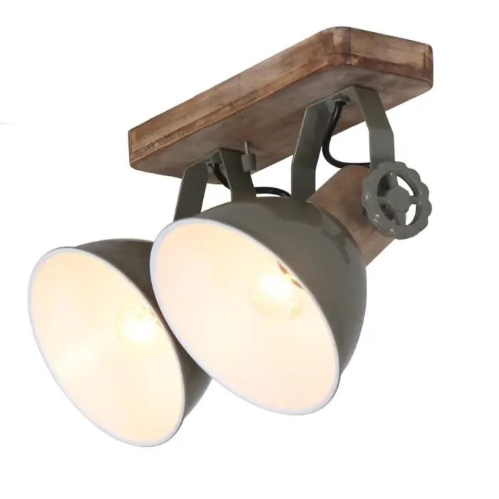 Steinhauer Gearwood Spotlamp Groen, 2-lichts Direct Verzonden