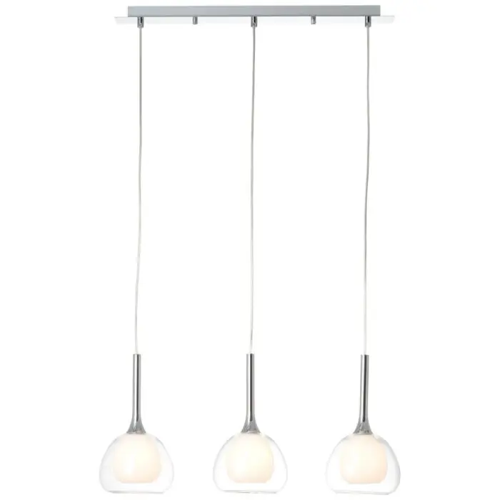 Brilliant Hadan Hanglamp Chroom, 3-lichts Lage Prijs