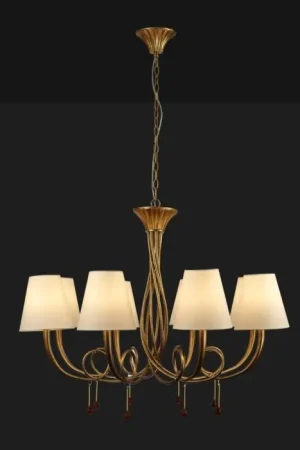 Aanbieding Mantra PAOLA Hanglamp Goud, 8-lichts
