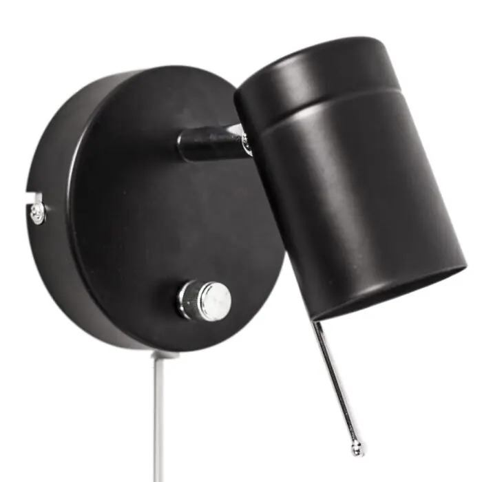 Direct Beschikbaar By Rydens Correct Muurlamp Zwart, 1-licht
