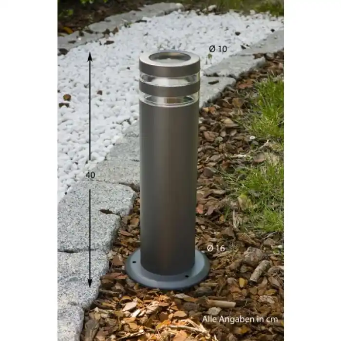 Lage Kosten Lutec FOCUS Padverlichting Antraciet