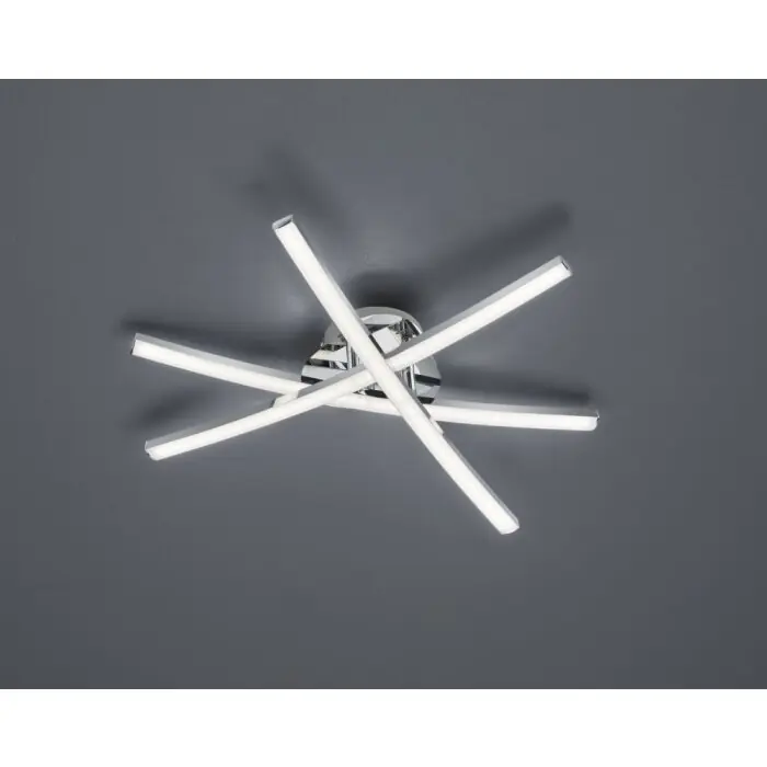 Betaalbaar Reality CAPELLA Plafondlamp LED Chroom, 3-lichts