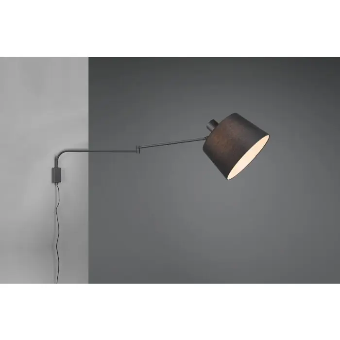 Trio Baldo Muurlamp LED Zwart, 1-licht Nu Kopen