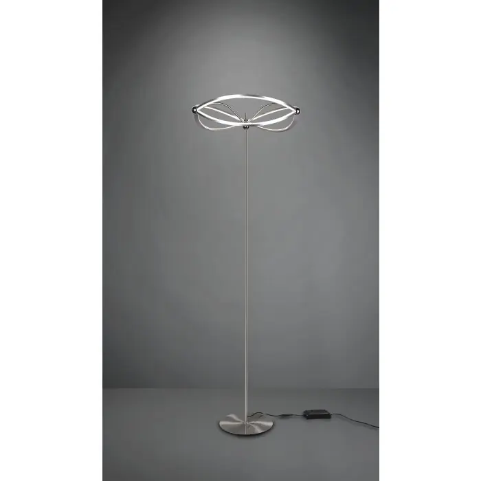 Uitverkoop Trio Charivari Staande lamp LED Nikkel mat, 1-licht