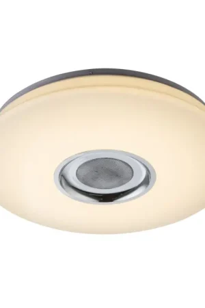 Aanbieding Globo NICOLE Plafondlamp LED Wit, 2-lichts, Afstandsbediening, Kleurwisselaar