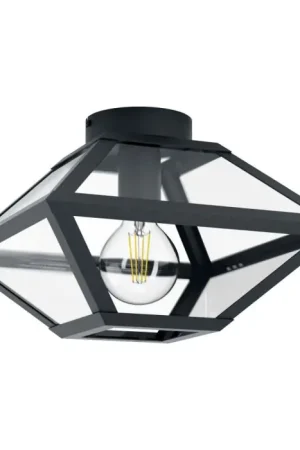 Weekendaanbieding EGLO CASEFABRE Plafondlamp Zwart, 1-licht