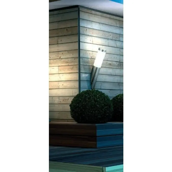 Globo BOSTON Buitenlamp roestvrij staal, 1-licht Dagaanbieding