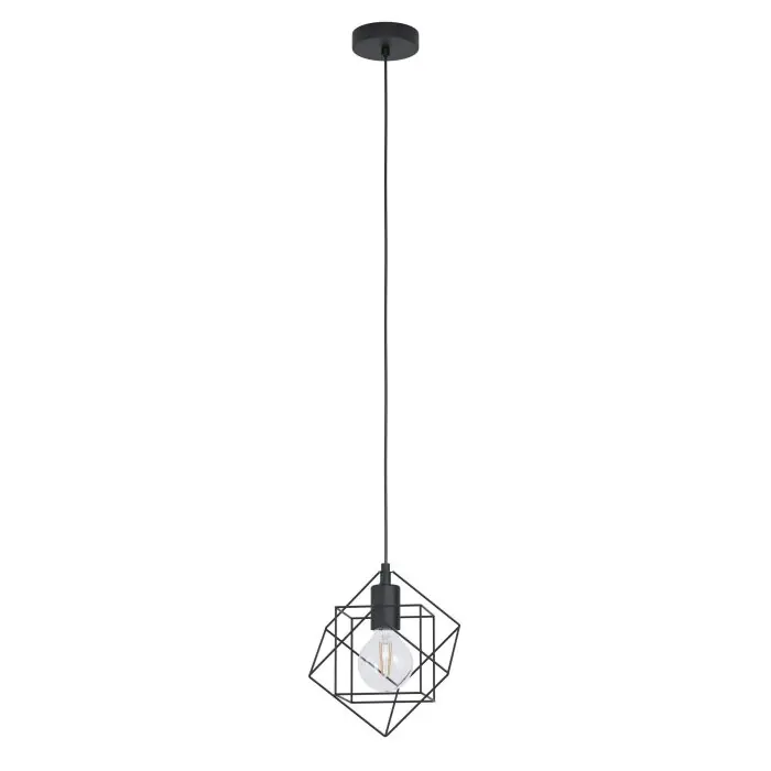 Superprijs Eglo STRAITON Hanger Zwart, 1-licht