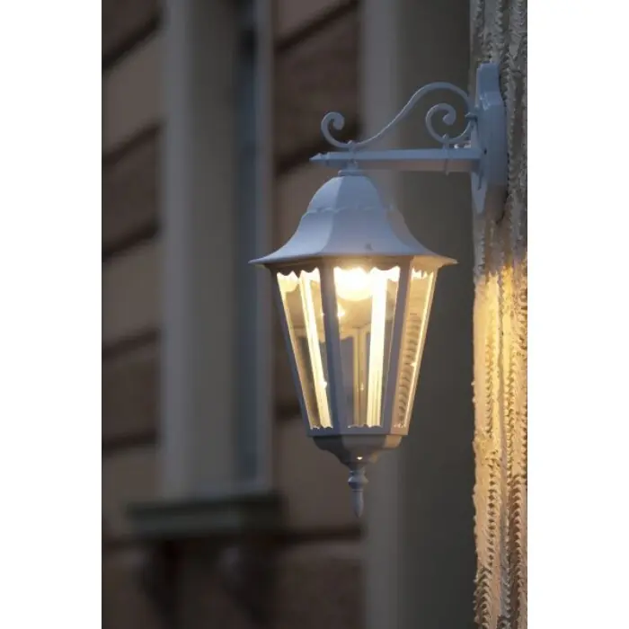 Lutec BRISTOL Buiten muurverlichting Wit, 1-licht Rechtstreeks Van De Fabrikant