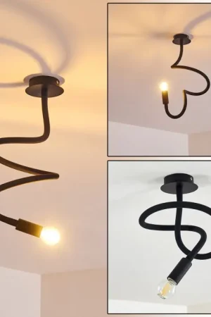 Wertach Plafondlamp Zwart, 1-licht Exclusieve Aanbieding