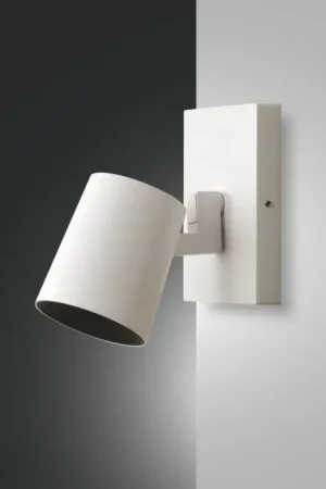 Aanbieding Fabas Luce Modo Muurlamp Wit, 1-licht