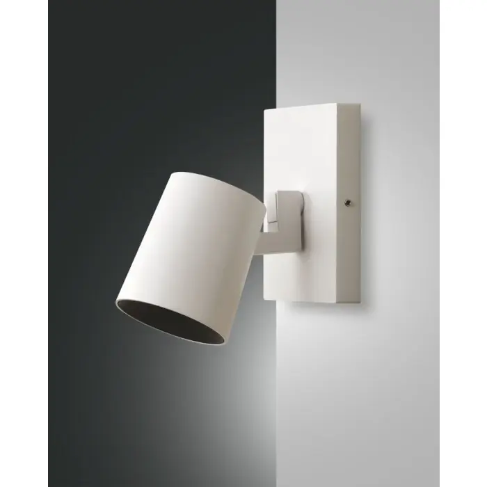 Aanbieding Fabas Luce Modo Muurlamp Wit, 1-licht