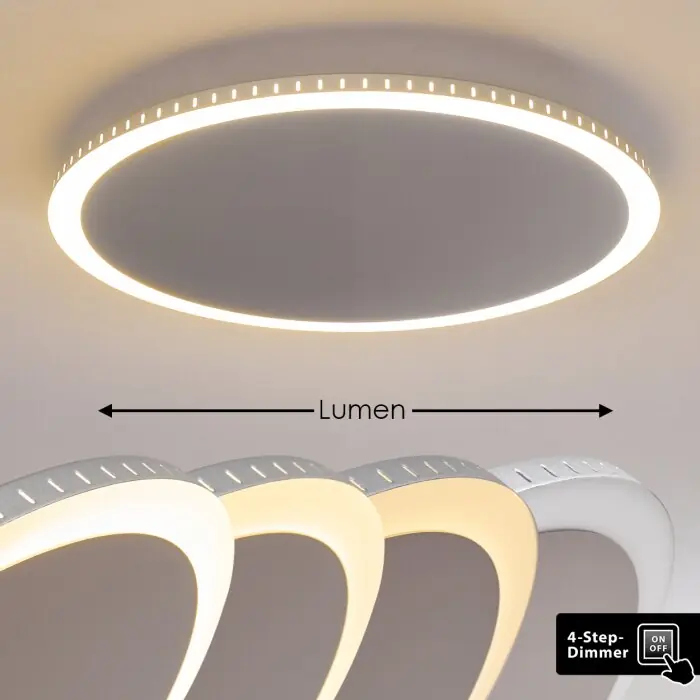 Aitrach Plafondlamp LED Zilver, Wit, 1-licht Superprijs