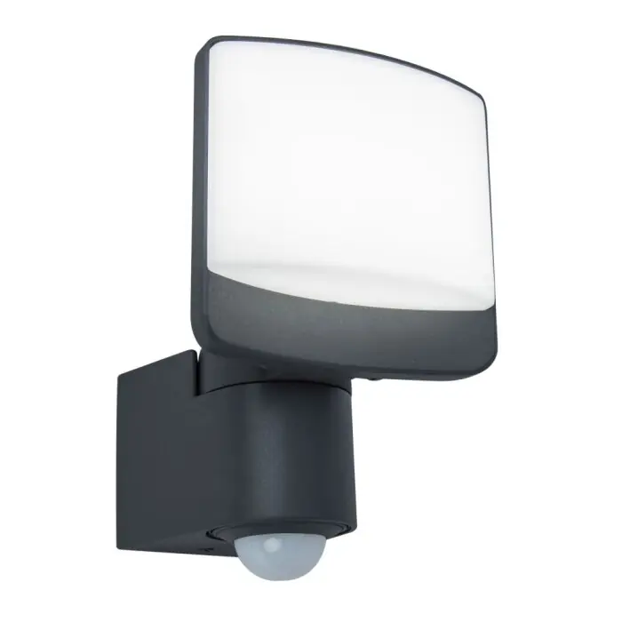 Speciale Aanbieding Lutec SUNSHINE Buiten muurverlichting LED Antraciet, 1-licht, Bewegingsmelder