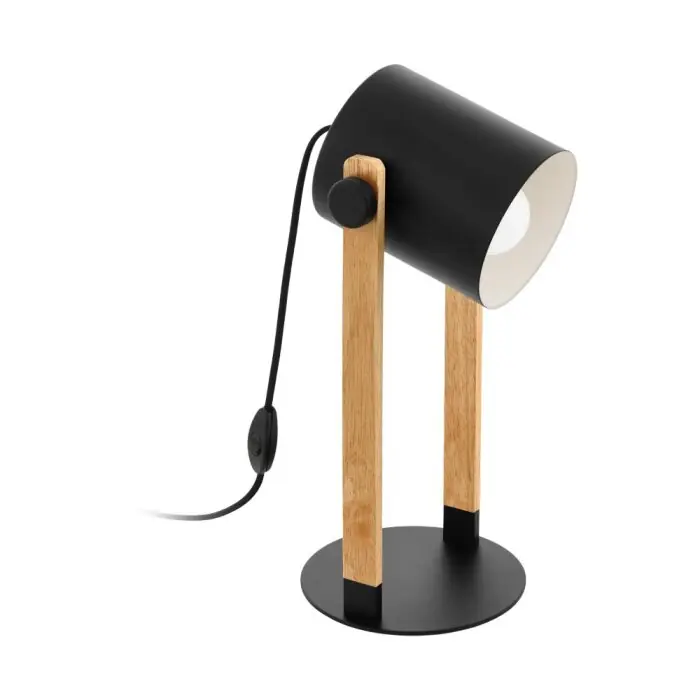EGLO HORNWOOD Tafellamp Cream, Zwart, 1-licht Koop Online