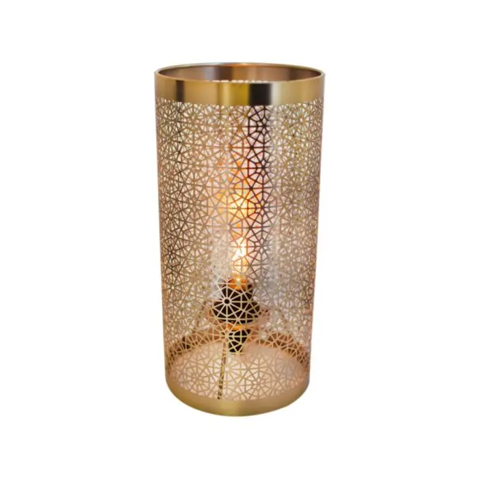 Hete Deal By Rydens Hermine Tafellamp Messing, 1-licht