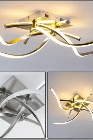 Wellington Plafondlamp LED Aluminium, 4-lichts Exclusieve Aanbieding
