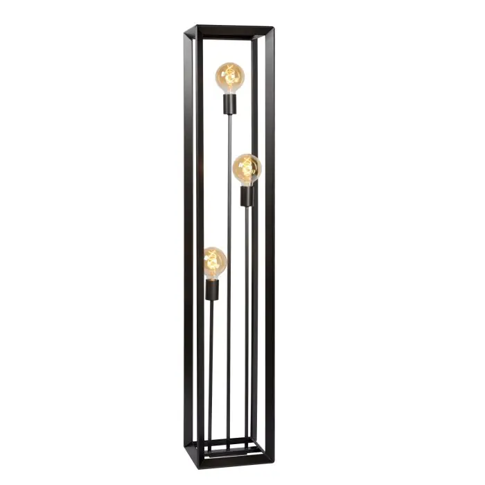 Lucide THOR Staande lamp Grijs, 3-lichts Hoge Kwaliteit