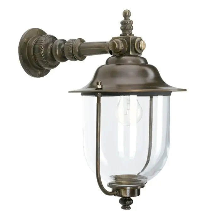 KS Verlichting Lindau Muurlamp Brons, 1-licht Meest Verkocht