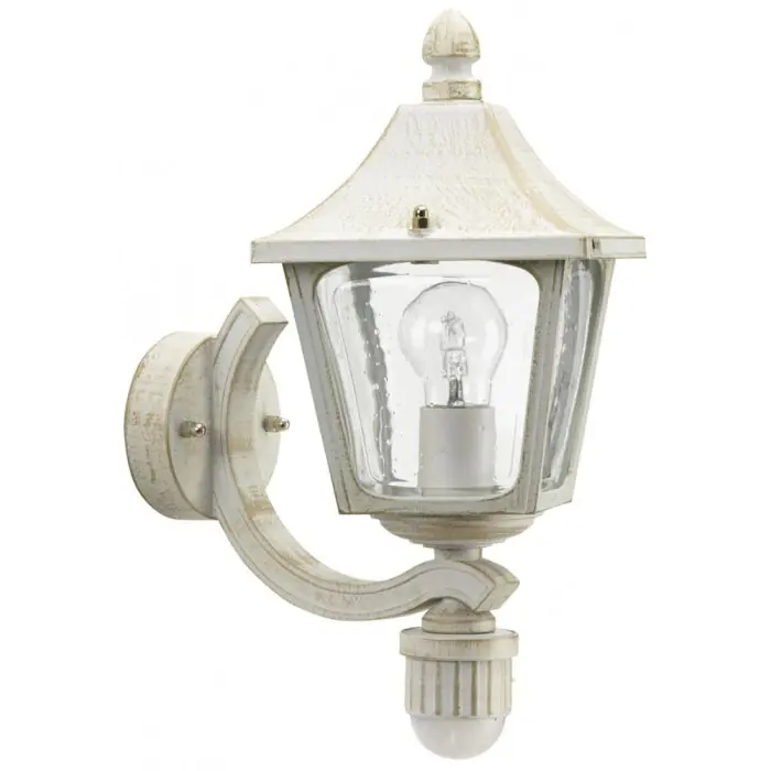 Dagaanbieding Albert 1822 Buiten muurverlichting Goud, Wit, 1-licht, Bewegingsmelder