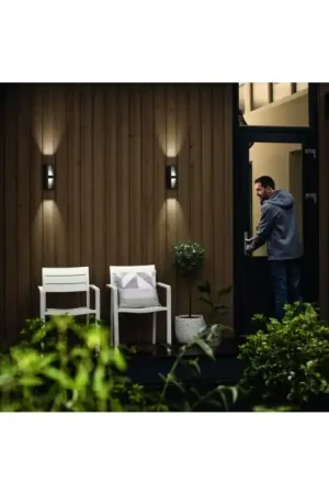Weekendaanbieding Philips Shadow Buiten muurverlichting LED Antraciet, 2-lichts