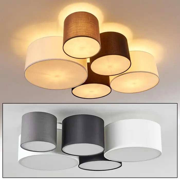 Voordeelprijs Skelbaek Plafondlamp Wit, 5-lichts