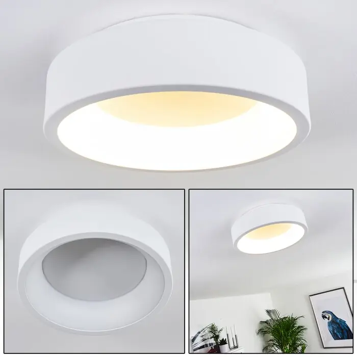 Kampala Plafondlamp LED Wit, 1-licht Veilige Betaling