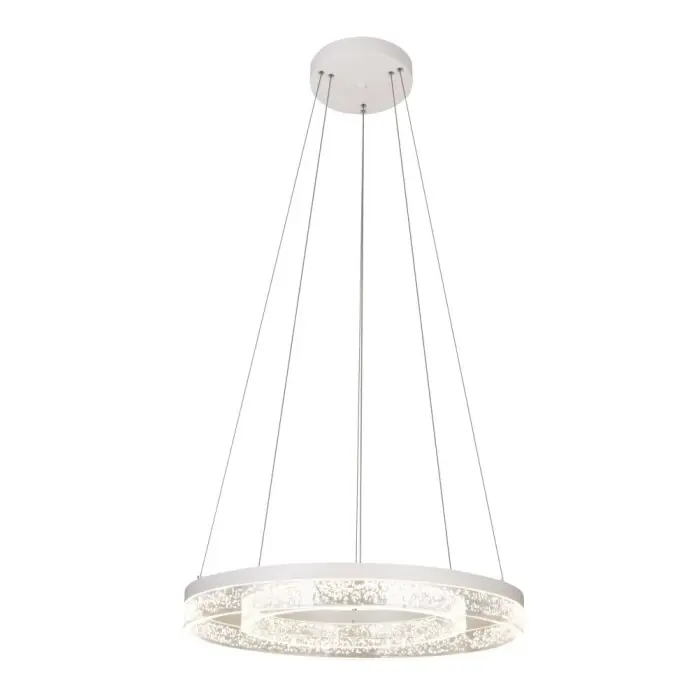 Direct Beschikbaar Globo WHITE Hanglamp LED Wit, 1-licht