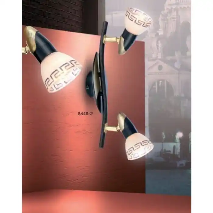 Speciale Aanbieding Globo NOVARA Spotlamp Goud, Zwart, 2-lichts