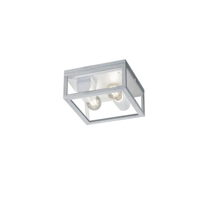 Premium Trio Garonne Plafondlamp Gegalvaniseerd, 2-lichts
