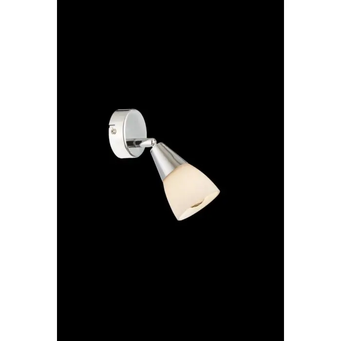 Shop Nu Globo TADEUS Muurspot Chroom, Glas, 1-licht