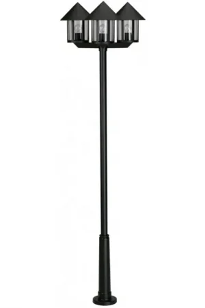Aanbieding Albert 2042 Mastlamp Zwart, 3-lichts