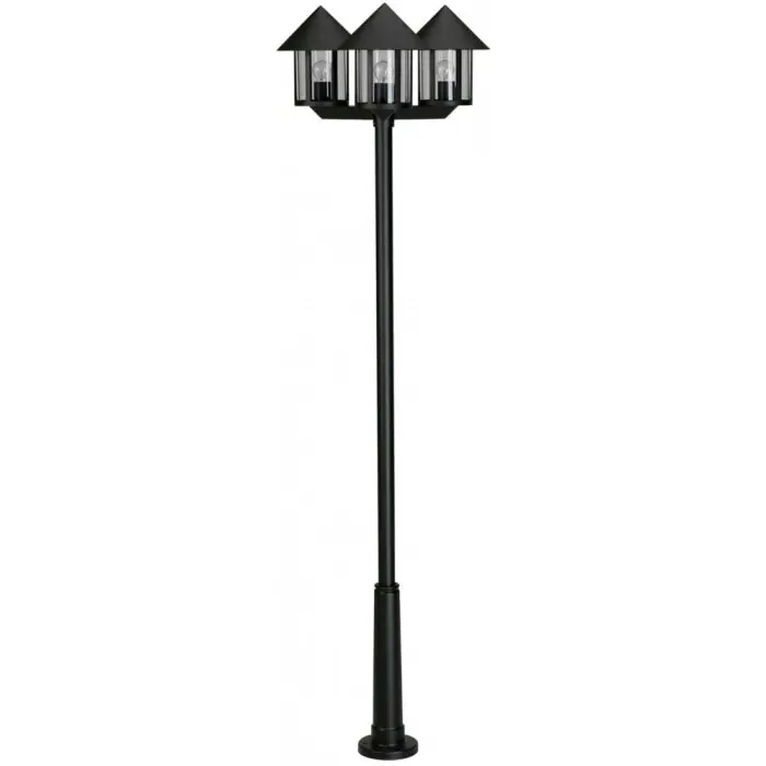 Aanbieding Albert 2042 Mastlamp Zwart, 3-lichts
