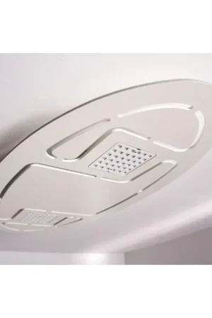 Evaluz Ellipse Plafondlamp LED Wit, 2-lichts Weekendaanbieding