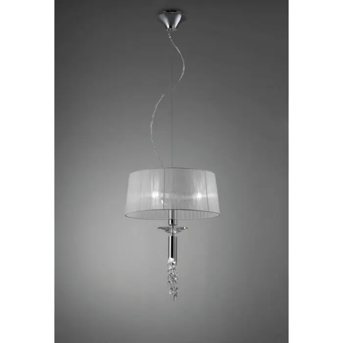 Mantra TIFFANY Hanglamp Chroom, 3-lichts Gecertificeerd