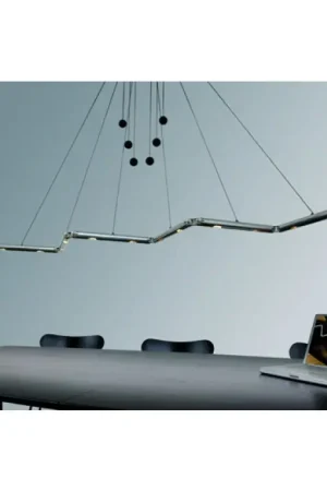 Basis-Leuchten GENUA Hanglamp LED Aluminium, 6-lichts Snelle Levering