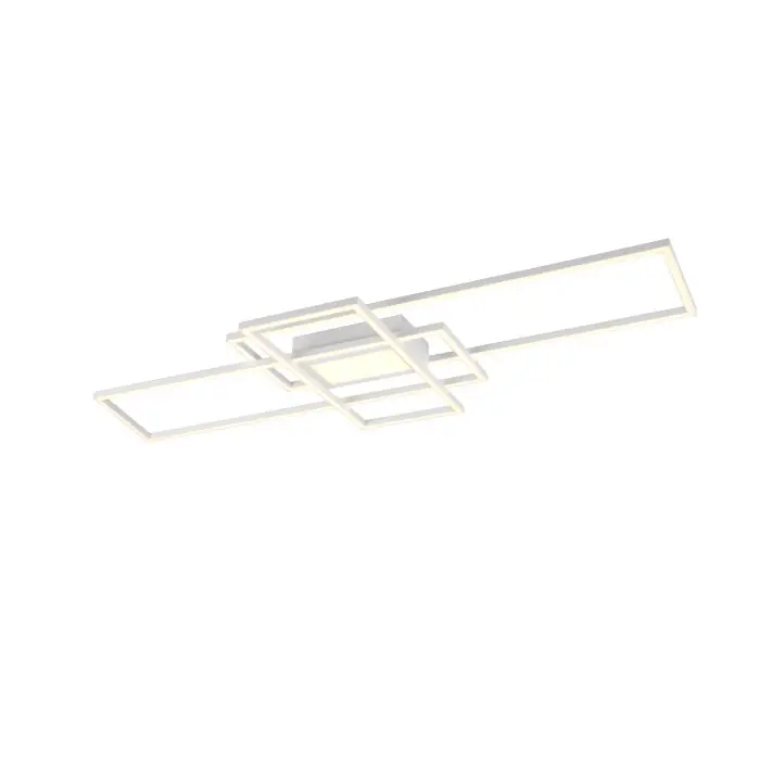 Beperkte Voorraad Trio Irvine Plafondlamp LED Wit, 1-licht, Afstandsbediening