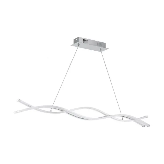 Eglo LASANA 2 Hanglamp LED Chroom, 3-lichts Meest Verkocht