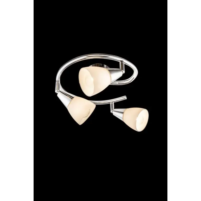 Globo TADEUS Plafond straler Chroom, Glas, 3-lichts Koopje