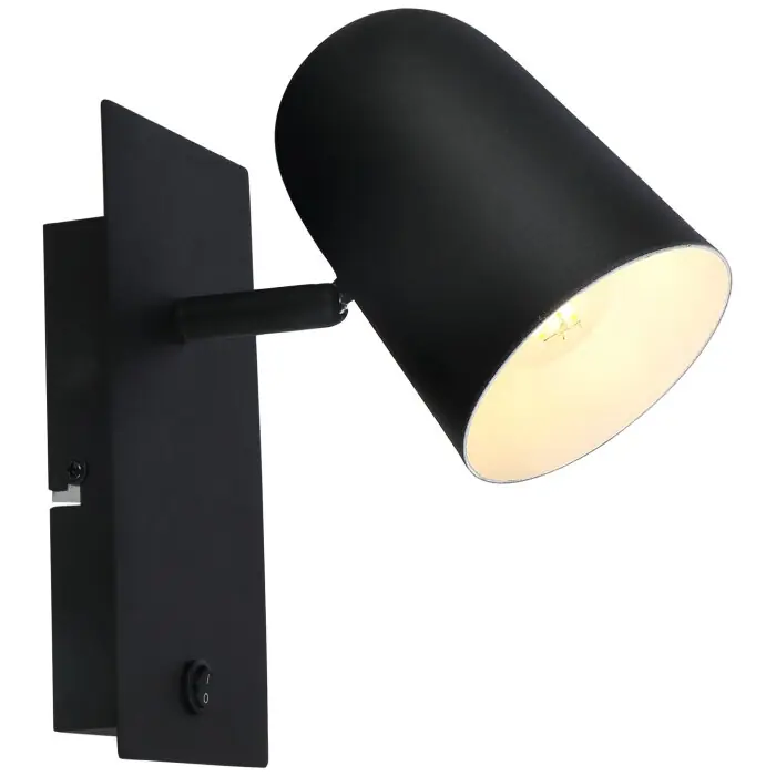 Must-Have Brilliant Ayr Muurspot Zwart, 1-licht